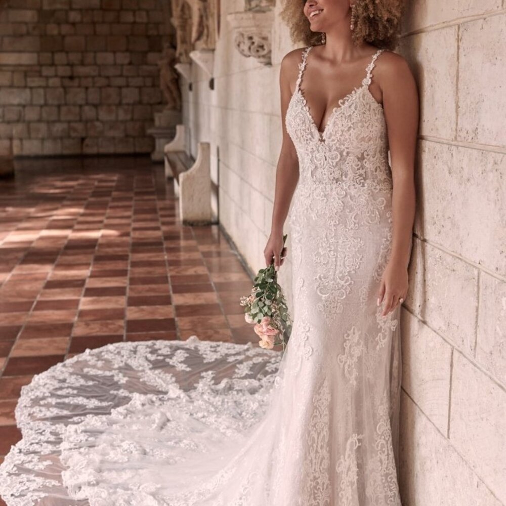 Maggie Sottero Farrah Wedding Gown Size 10 NEW